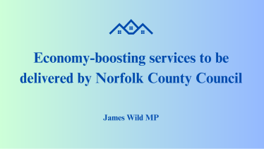 Economy-boosting services to be delivered by Norfolk County Council 