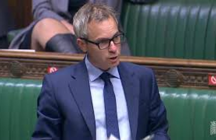 James asking at Prime Minister's Question about School of Nursing