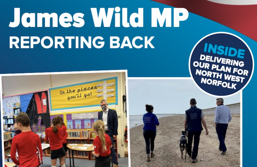 James Wild MP summer campaign