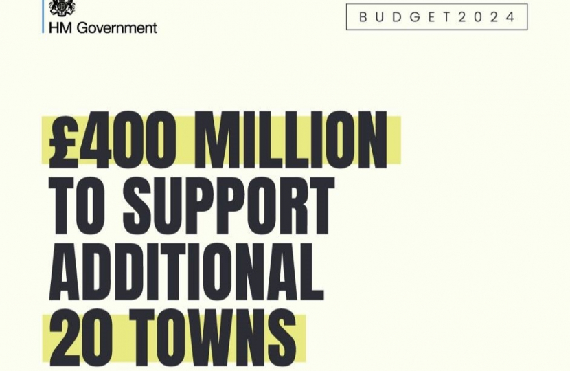 £400 million to support towns